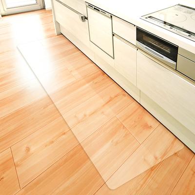 Latuna Kitchen 240 x Совместимый с ковриком для пола, 60 см, Прозрачный, Протираемый, Толщина 1,5 мм, Нагрев.