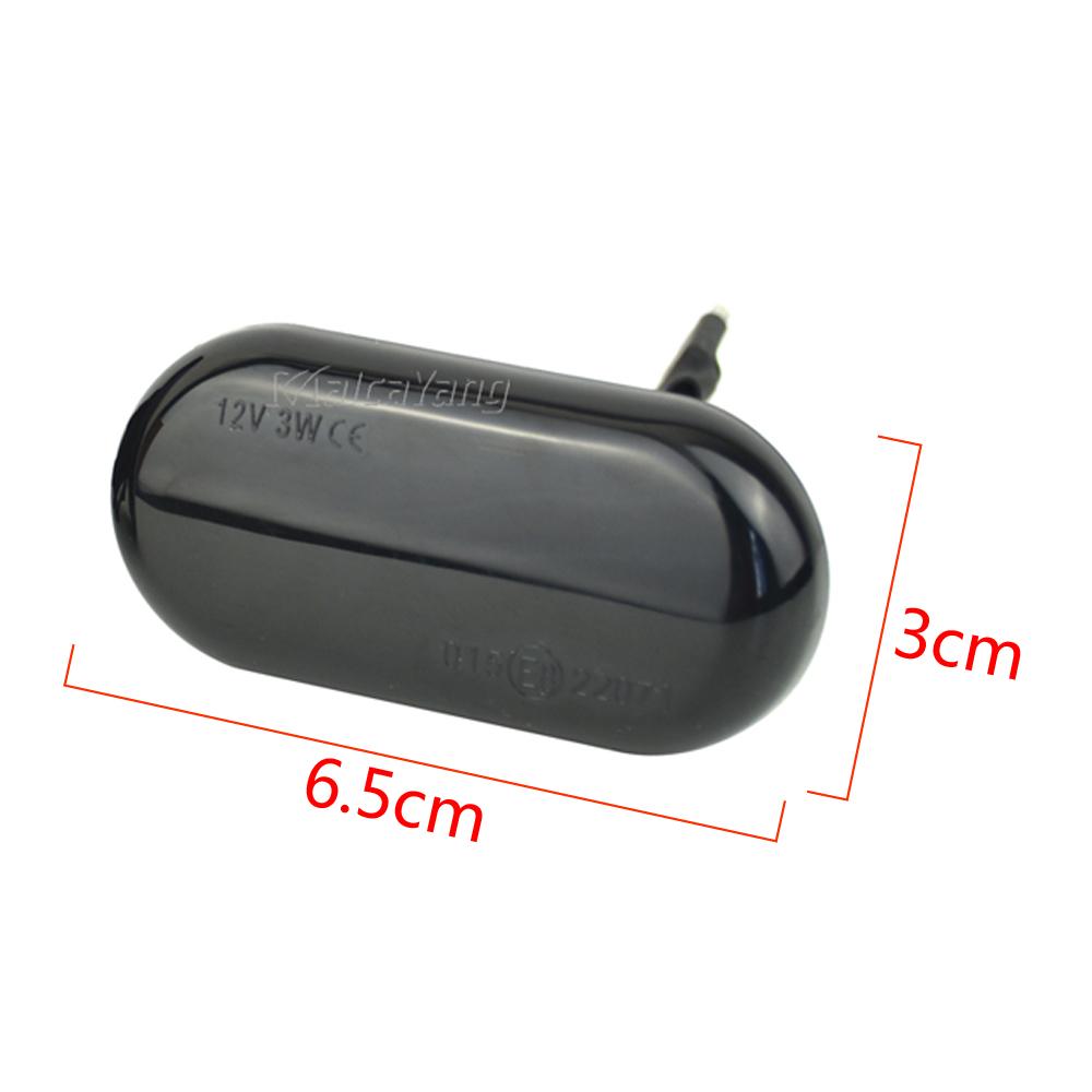 Светодиодный динамический указатель поворота, боковой габаритный фонарь для Renault Megane 1 Clio1 2 KANGOO ESPACE Dacia Duster Dokker Lodgy Smart Fortwo 453