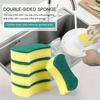 1pcs Kitchen Cleaning Sponge Dish Towel Scouring Pad Dishware Kitchen Nano Sponge Rub Pot Rust Stains Sponge Removing Kit Cleaning Brush Sponges