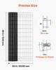 Farm Fence, 122cm x 15.2m, 2 x 4 in Mesh 14 Gauge Galvanized Steel Wire Fencing for Cattle, Hog & Sheep , Heavy Duty Vinyl Coated Livestock Fence for