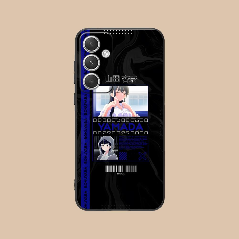 Bokuyaba Anna Yamada Phone Case for Samsung Galaxy S25 S24 S23 S22 S21 S20 Note20 Plus FE Ultra Colour Printing Pretty Cover
