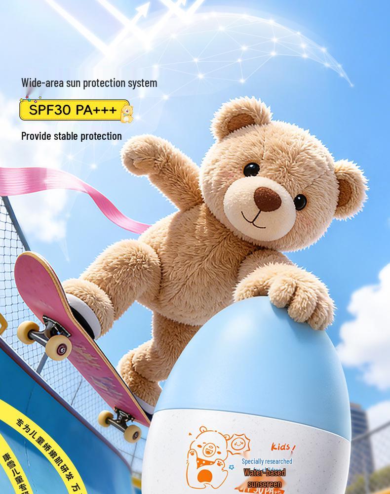 Детский солнцезащитный крем Kangxue SPF30+: Легкая формула, защита от УФ-лучей, легко наносится