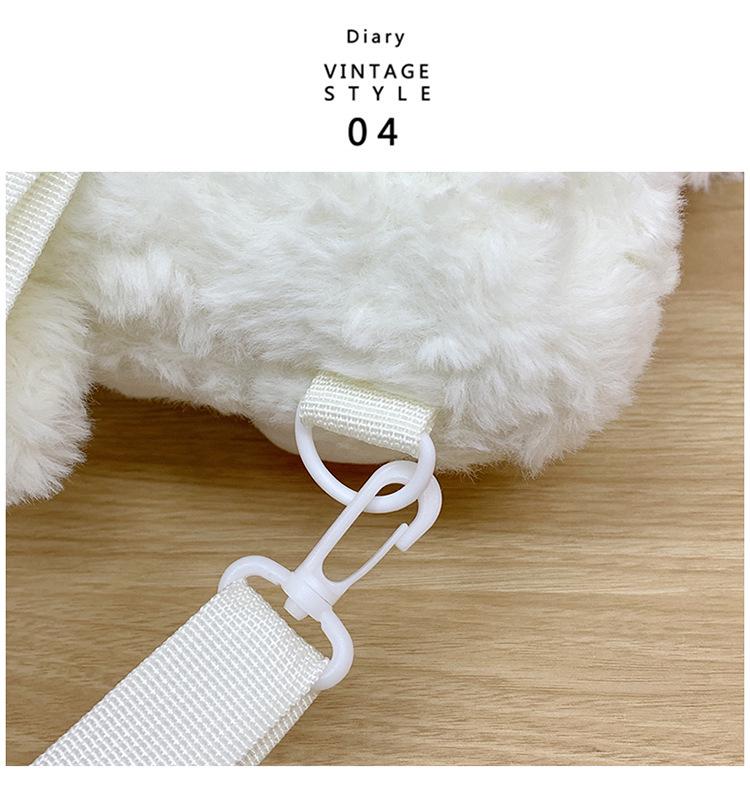 2025 Soft Girl Plush Sheep Backpack - Cute Cartoon Doll, Versatile for College JK