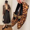 French Square Head Single Shoes Women's Leopard Print Flats 2025 New Metal Buckle with Mary Jane Shoes Small Fragrant Style