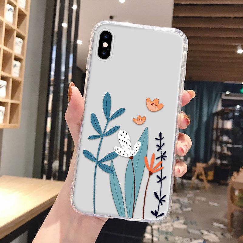 Прозрачный окрашенный чехол из ТПУ для iPhone17, подходит для Apple 14promax, с воздушной подушкой, 13, прямые поставки из-за рубежа, чехол для мобильного телефона xr 8p