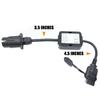 Parts Converter 7Pin Accessories Connector Fittings Trailer Light Converter for European Vehicle Replacement Round