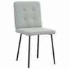 VidaXL Dining Chairs Set of 4 Light Grey Velvet 3315157