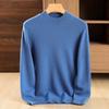 Men's Half Turtleneck Thickened Cashmere Sweater Qinghe Cashmere 30% Cashmere 70% Wool Men's Autumn and Winter Cashmere Soft and Warm
