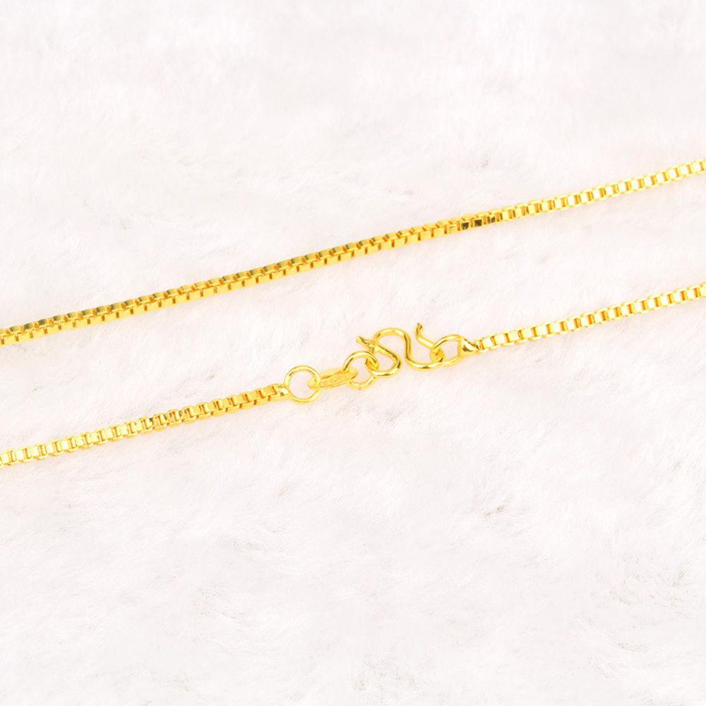 Женские ювелирные аксессуары, вьетнамское песочное золотое ожерелье без подвески, двухслойная цепочка