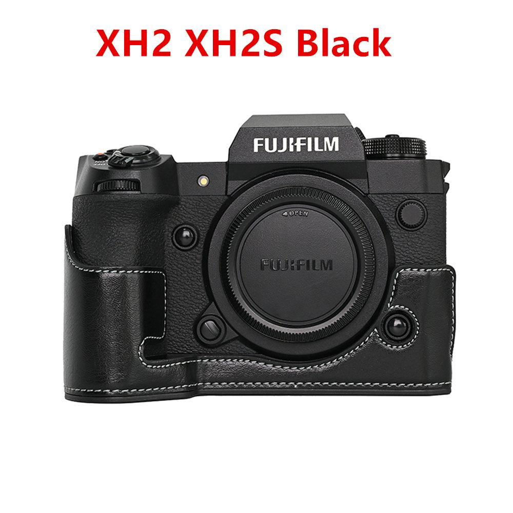 PU Leather Camera Half Case for Fujifilm Fuji XT50 XT30 XT30II XT20 XT10 XT5 XS10 XS20 XH2 XH2S X100V Battery Opening Cover