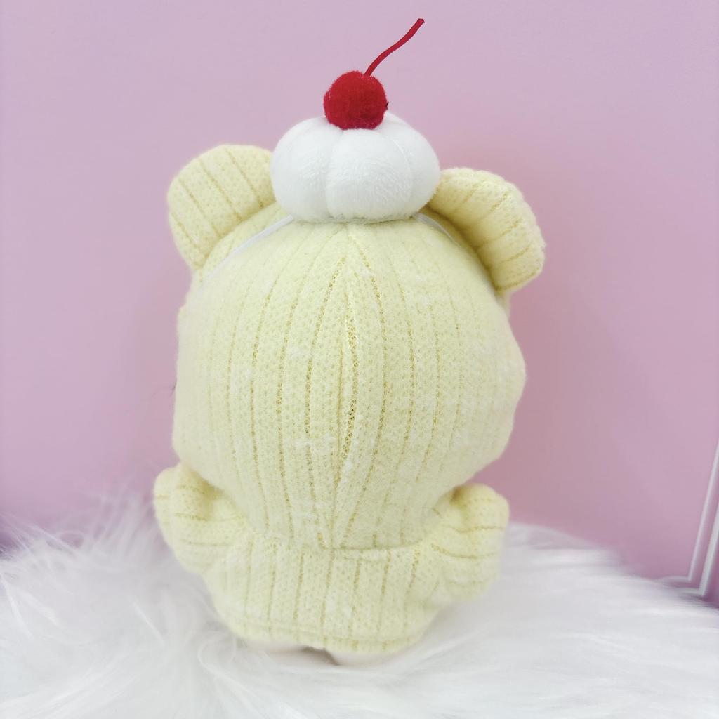 Комплект толстовки и ободка с ушками для животного 10 см, Желтый [Б/У]