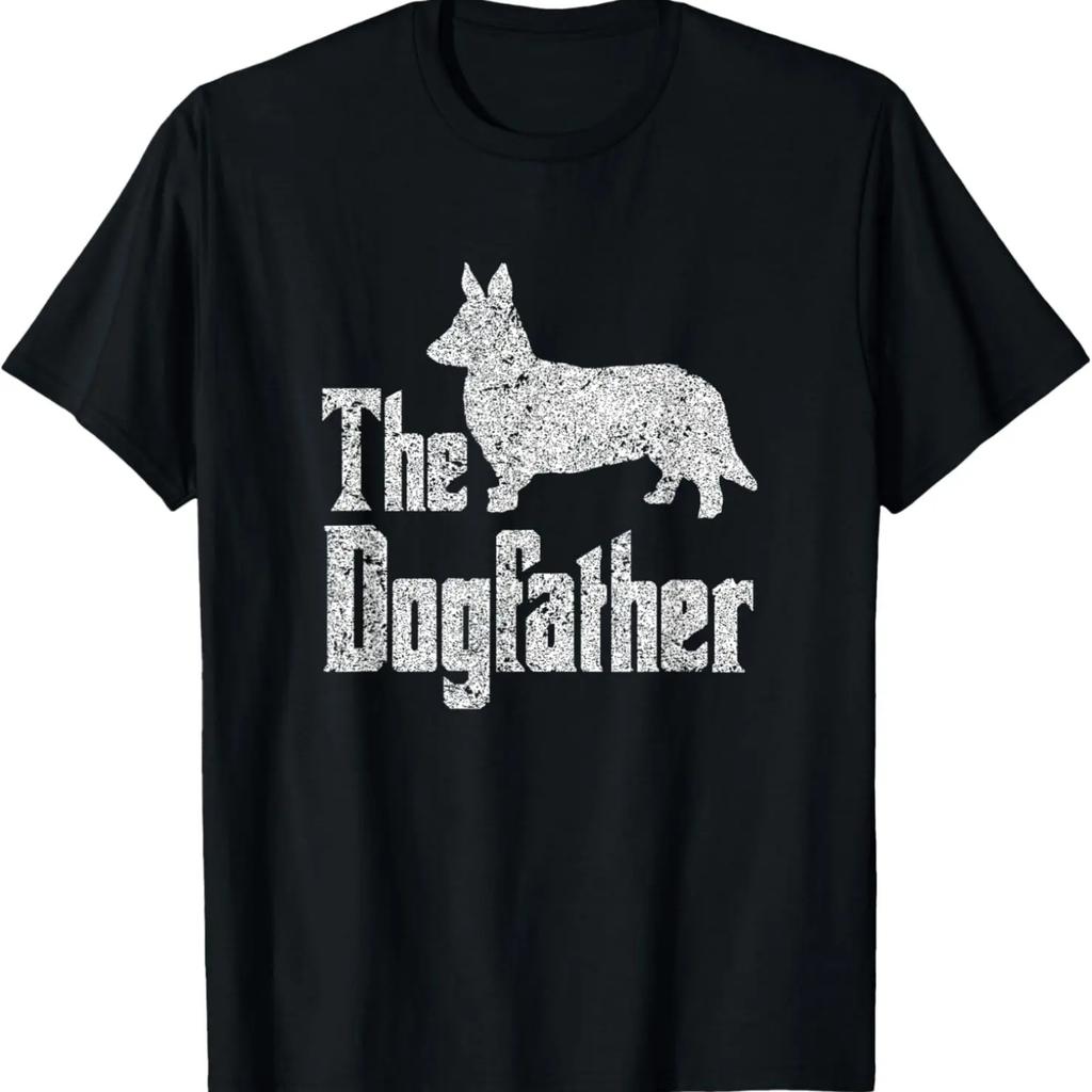 The Dogfather T-Shirt Cardigan Welsh Corgi funny dog gift