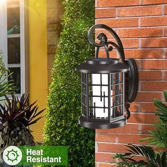 Солнечный фонарь-пламя для улицы, водонепроницаемый, подвесной, на солнечной батарее, автоматическое включение/выключение, декоративный, с мерцающим пламенем