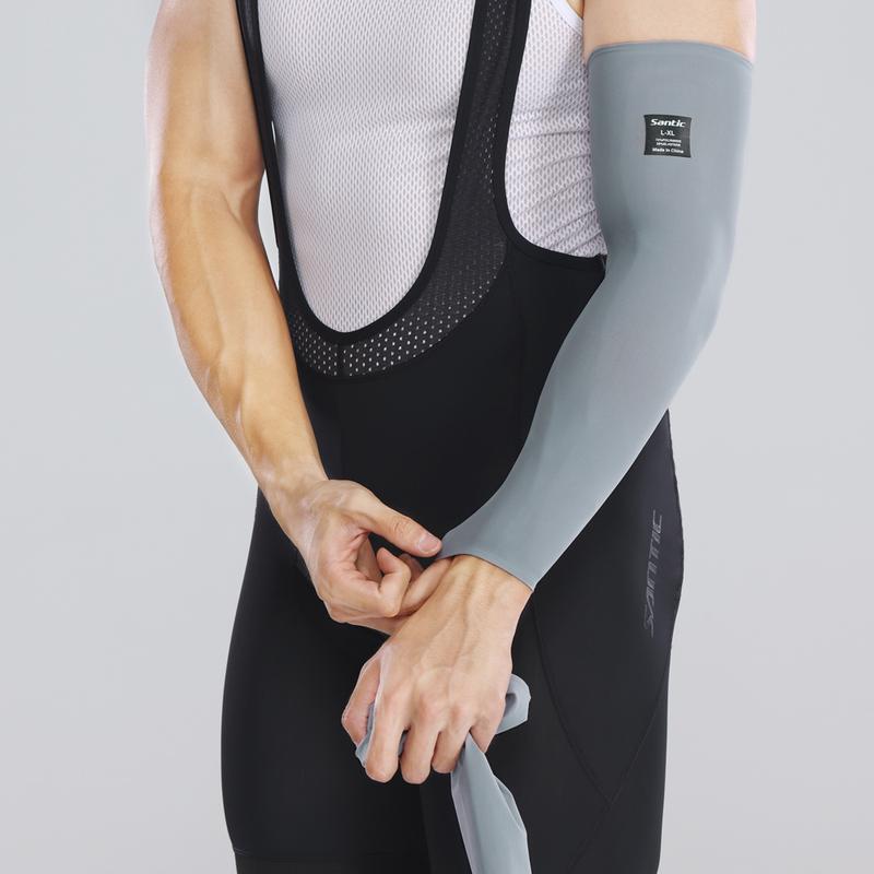 Santic Sports Arm Cover Summer UV Protection Outdoor Sports Arm Protective Gear Fitness Running Basketball Cooling Arm Guard