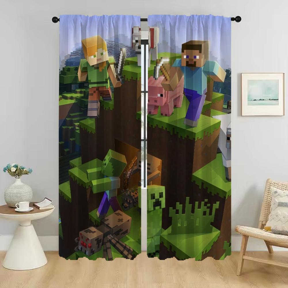Mine-crafts Противомоскитные шторы для камеры Шторы для детской комнаты Шторы для окон в комнату 2 Панельная гостиная Современный
