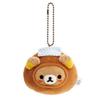 Roasted Meatball Rilakkuma Mantou Plush Toy Cartoon Keychain Backpack Pendant