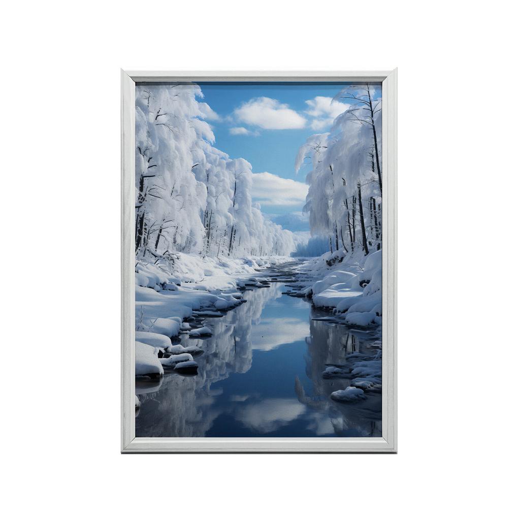 Zimowe Uroki Zimowe Uroki, 50X70 Cm, Bez Ramy, Płótno Premium Na Blejtramie