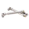 2 Pcs RC Drive Shaft Stainless Steel M4 for 110 RC Crawler for Traxxas for Axial SCX10 II 113mm
