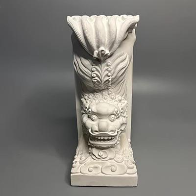 Китайский каменный лев Кирин Винтажный книжный магазин, офис, кабинет, письменный стол, хранилище книг, украшение дома