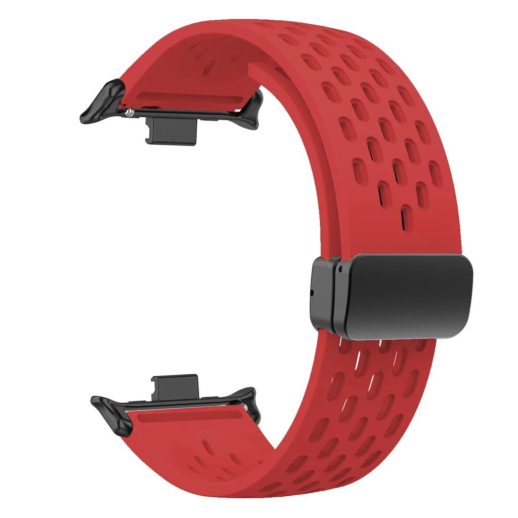 Силиконовый ремешок для Redmi watch 4/8 9 Pro Магнитная застежка Спортивный ремешок для Mi band 8 9 pro Correa Дышащий браслет Аксессуары