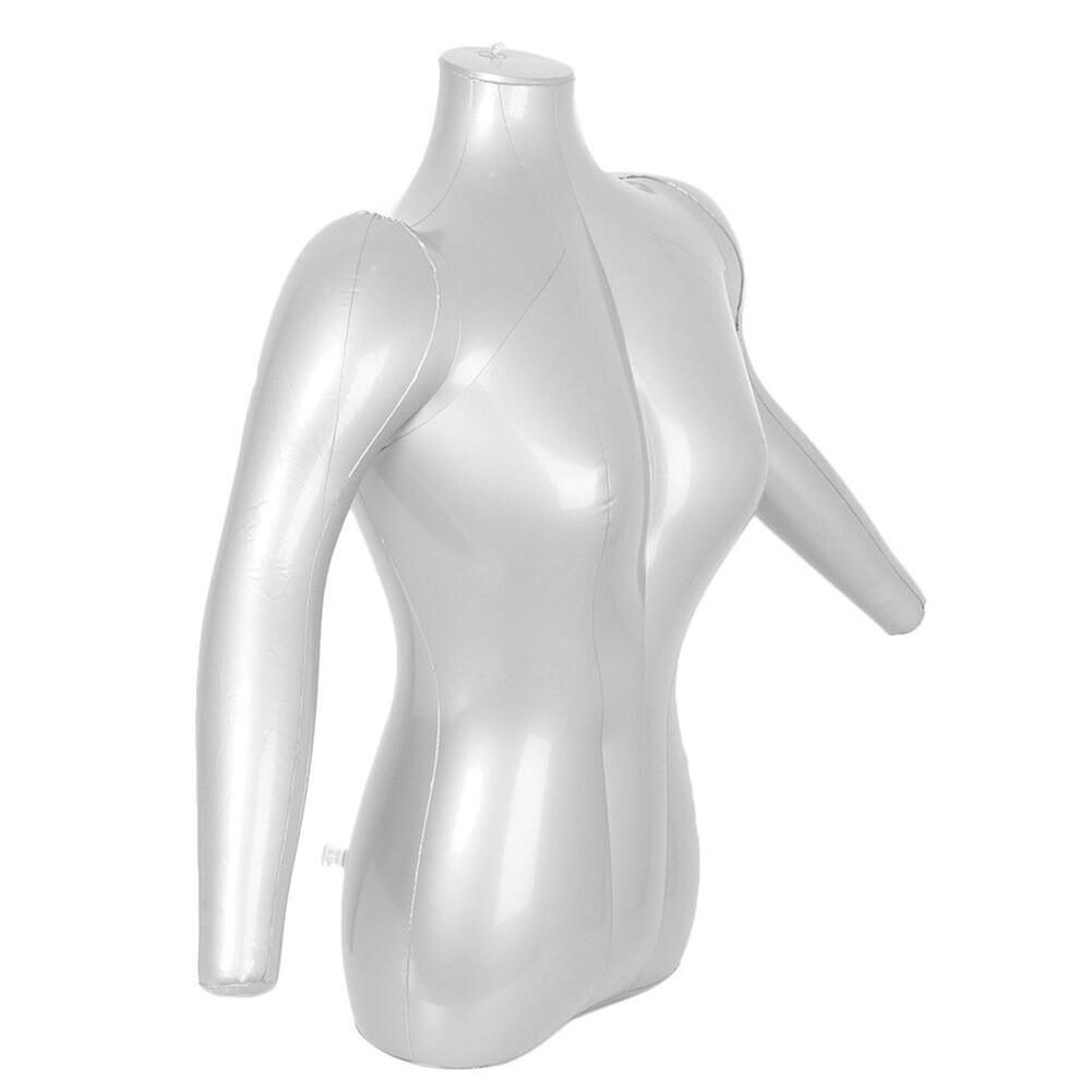 ПВХ женщина половина тела надувной манекен рубашка футболка топ дисплей торс модель