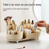 Cosmetics Storage Box Rotating Pen Holder Dresser Table Large Capacity Makeup Brush Lipstick Eye Shadow Puff Storage Rack