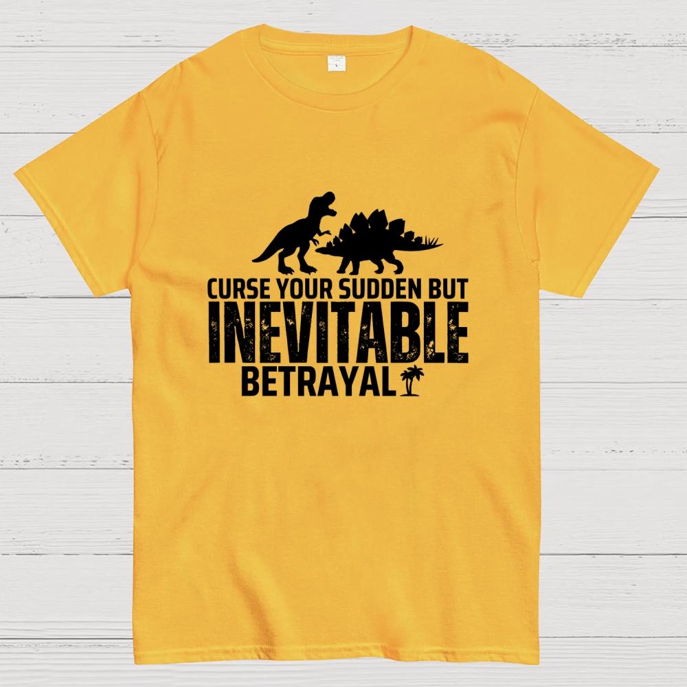 Curse your sudden but inevitable betrayal! Cotton Summer Casual Cool Loose T-Shirt