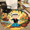 1pc Popeye Office Round Area Rug, Bedroom Living Room Home Decor, Room Deco,  Offic a1016083
