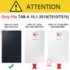 Защитная пленка из закаленного стекла для Samsung Galaxy Tab A 10,1 2019 T510 T515, 2 шт., для Samsung Galaxy Tab A 10,1, чистая пленка