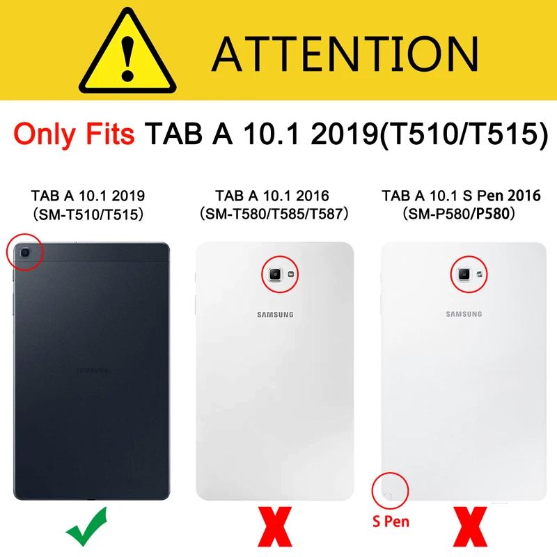 Защитная пленка из закаленного стекла для Samsung Galaxy Tab A 10,1 2019 T510 T515, 2 шт., для Samsung Galaxy Tab A 10,1, чистая пленка