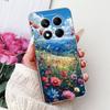 Чехол для Xiaomi Redmi Note 14 Pro 5G 2025 Новый Стильный Цветочный Мягкий Силикон ТПУ Чехол для Телефона Для Redmi Note 14 Pro+ Плюс Защита