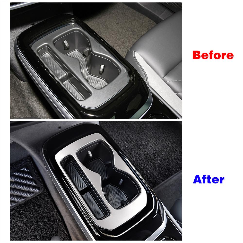 For Volkswagen VW ID.4 ID4 2022 2023 Car Interior Part Refit Gearbox Gear Shift Panel Frame Cover Trim Sticker Anit