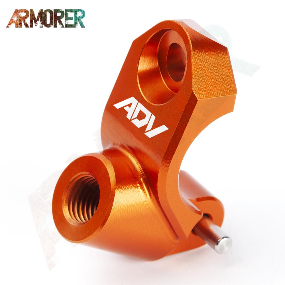 Left Clutch Master Cylinder Mirror Mount Clamp Cover For 1050 ADV 1090 ADV 1190 ADVENTURE 1290 Super Adventure 1290 ADV