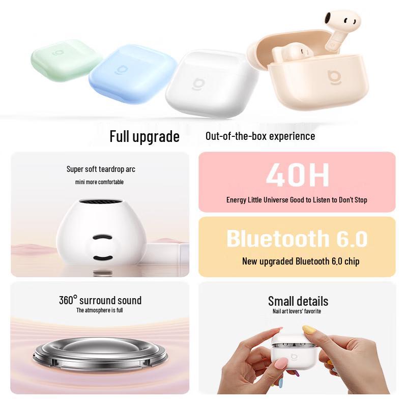 Baseus BS2 Lite Полувкладыши True Wireless