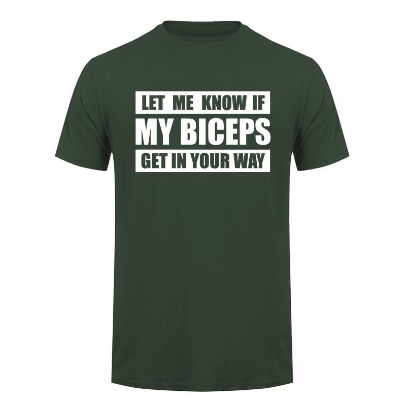 Let Me Know If My Biceps Get In Your Way Tshirt Funny Gym T Shirts Fitness Humor Da833