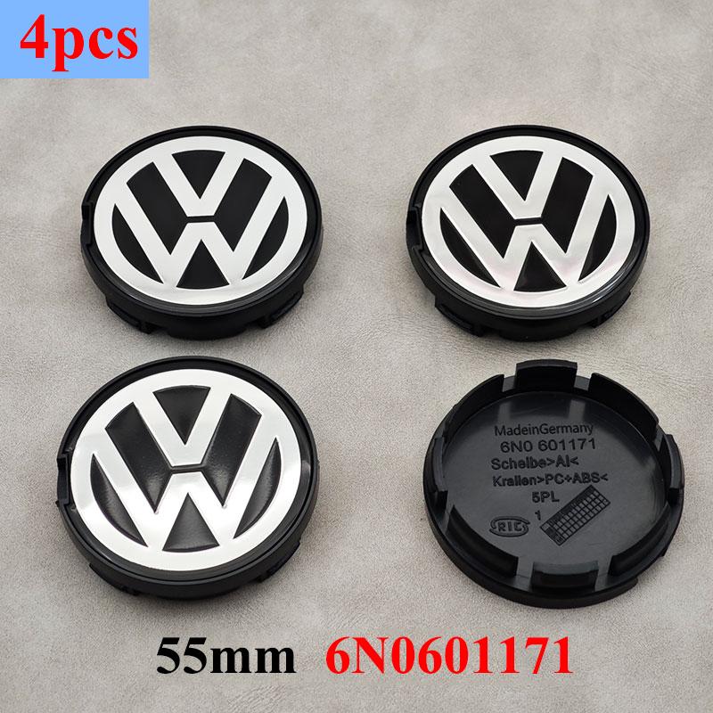 For VW Volkswagen Jetta MK5 Golf 4pcs 55mm 56mm 65mm 70mm 76mm Car Wheel Center Hub Caps Cover For VW Volkswagen Golf Polo Passa