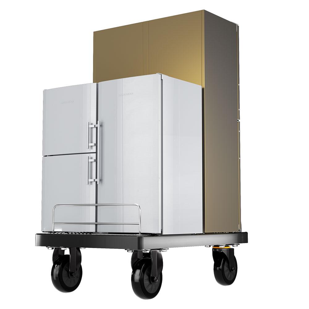 Trolley 200kg/300kg/500kg Nylon Durable Flatbed Hand Truck Carts Silent Foldable Platform Trolley for Carrying