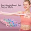 Fitness Band Ergonomics High Elasticity Anti-breakage Figure Shaping TPE 8 Figure Chest Expansion Tensioner Yoga Equipment