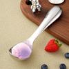 304 Stainless Steel Ice Cream Spoon Upright Self-melting Watermelon Scoop Ergonomic Handle Polished Gelato Ball Spoon Household