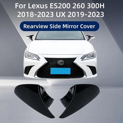 Накладка на зеркало заднего вида автомобиля 'Бычий рог' Боковая крышка зеркала заднего вида ABS Подходит для Lexus ES200 260 300H 2018- UX - Аксессуары