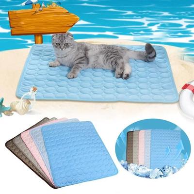 И взрослые EZ Clean Puppy Blanket Летний автомобильный диван для кошек Sleeping Pad Pet Cooling Mat Ice Silk Dog Bed