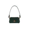 Vivienne Westwood Saturn Logo Lizard Embossed Leather Tote Shoulder Bag Women bags Green 4304006RUL004FM409