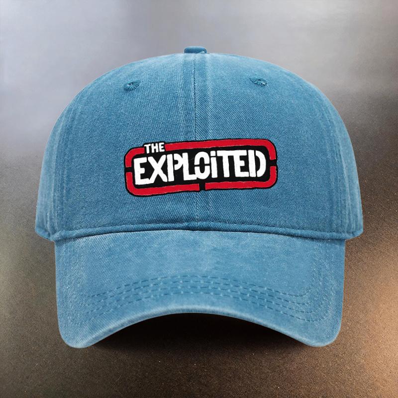 A Washed The Exploited Baseball Cap a Sunshading Hat for Daily Outings a Musthave Fashionable Couples Hat Featuring a St