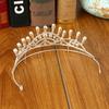 Большая корона невесты свадебный головной убор аксессуары для волос принцесса жемчужная повязка на голову свадебное платье аксессуары