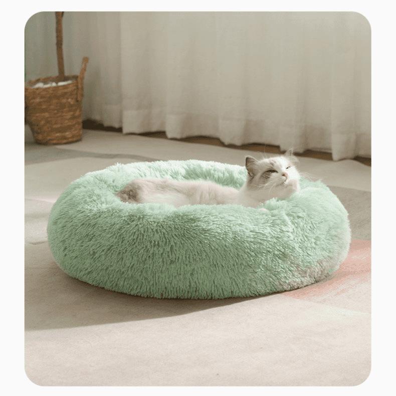 Winter Warm Cat Nest Soft Plush Pet Bed for Small Dogs and Cats Four Seasons Universal Comfortable Sleeping Mat