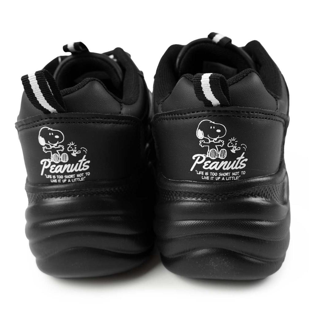 Кроссовки на толстой подошве Snoopy Стильные повседневные туфли Простые см [Peanuts] Шнуровка женские PN8271-01 23.0
