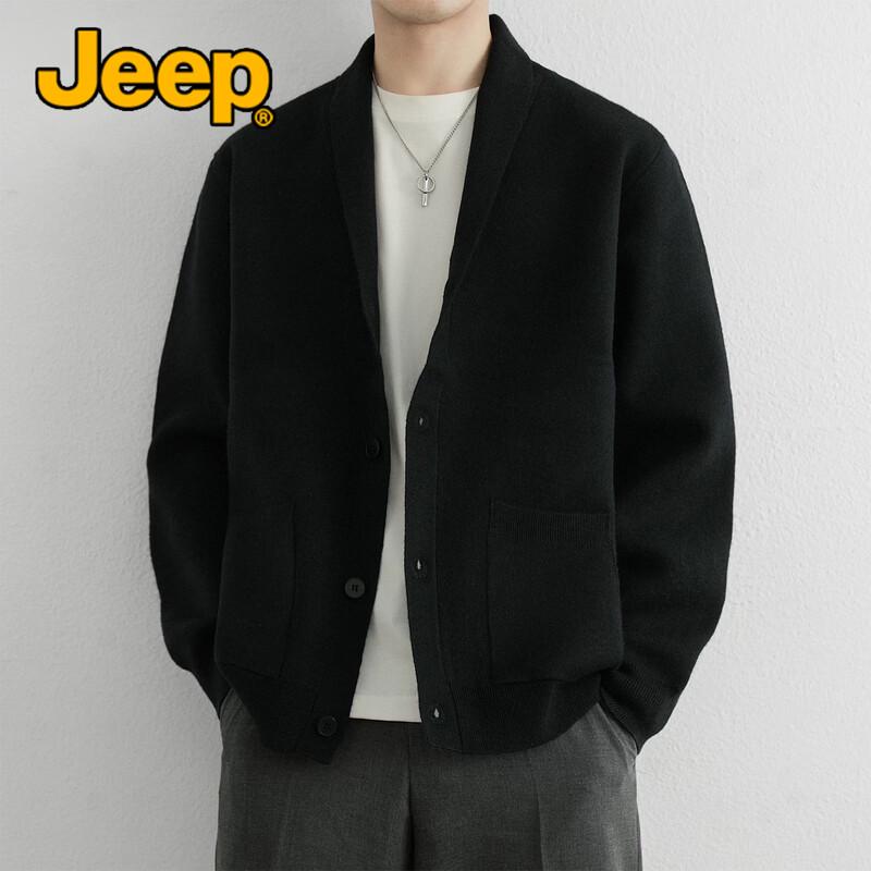 Jeep Мужской вязаный кардиган в японском стиле