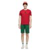 Jordan Jumpman T Shirts Men's Red Crew Neck Moderate Straight Fit CW5191-687