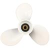 Boat Propeller 7 1/2x8 Fit for Yamaha Outboard 2.5HP-6HP 3 Blades Aluminum 9 Tooth OEM NO: 6E0-45941-01-EL 7.5x8