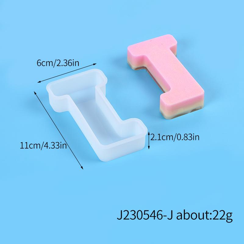 A to Z Large Letter Silicone Mold Capital Alphabet Epoxy Molds DIY Jewelry Craft Candle Making Birthday Party Cake Home Decor